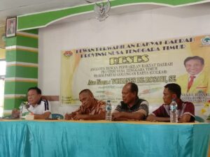 Camat Ile Bura Buka Forum Reses DPRD Provinsi NTT di Lewotobi