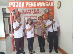 Kapolres Lembata Vivick Kunjungi Bawaslu Lembata