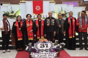 Gubernur VBL Resmikan Gedung Gereja Yarden Labat