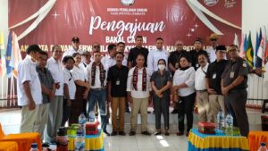 Caleg Gerindra Lembata Mendaftar Minggu, “Hari Tuhan”