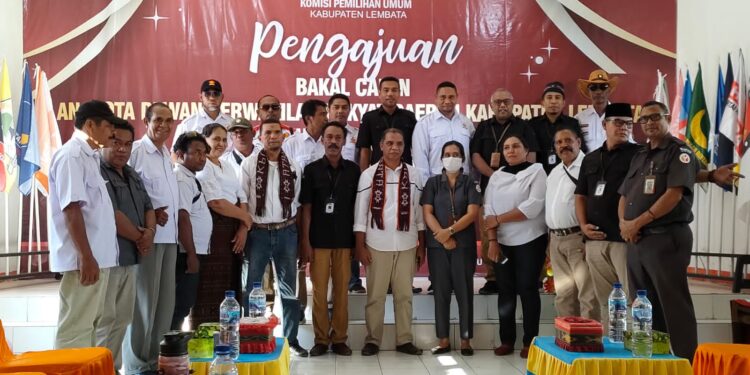 Caleg Gerindra Lembata Mendaftar Minggu, “Hari Tuhan”