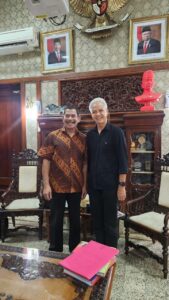 Goris Lewoleba Bertemu  Capres Ganjar Pranowo