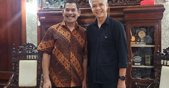 Goris Lewoleba Bertemu Capres Ganjar Pranowo