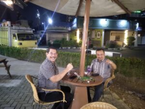 Ketua Umum Relawan MITRA GANJAR Goris Lewoleba Audiensi Ketua Dewan Pembina Relawan MITRA GANJAR William Yani Wea di Jakarta