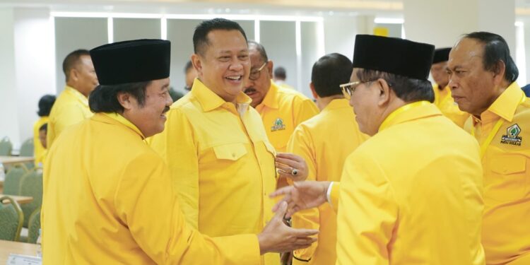 Hadiri Rakernas Partai Golkar, Ketua MPR Bamsoet Ajak Wujudkan Pemilu Damai dan Bahagia
