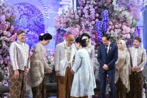 Presiden Jokowi, Wapres K.H Ma’ruf Amin dan Menhan Prabowo Subianto, Hadiri Nikah Putri Ketua MPR Bamsoet