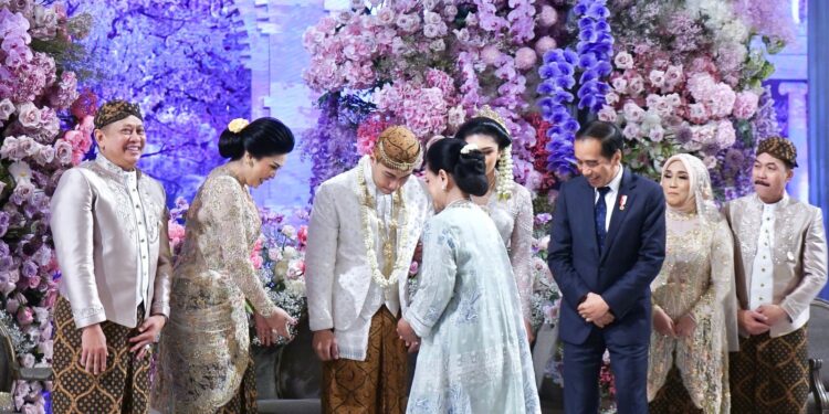 Presiden Jokowi, Wapres K.H Ma’ruf Amin dan Menhan Prabowo Subianto, Hadiri Nikah Putri Ketua MPR Bamsoet
