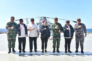 Hadiri Latihan Gabungan TNI 2023, Ketua DPR Puan Maharani, Ketua MPR Bamsoet Apresiasi Kemampuan dan Kesigapan TNI
