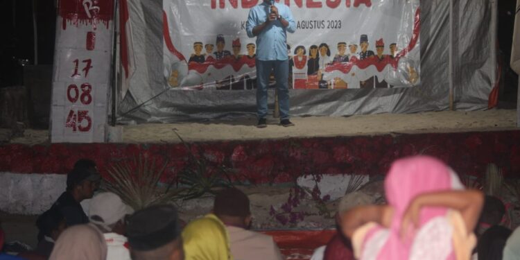 Puncak HUT RI Ke-78 Tahun di Pantai Nusantara Wowong