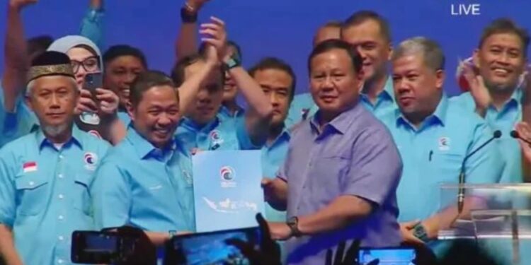 Partai Gelora Dukung Prabowo Capres 2024