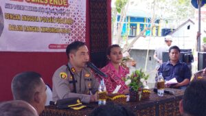 Kapolsek Pulau Ende Terharu Dikunjungi Kapolres AKPB I Gede Ngurah Joni Mahardika