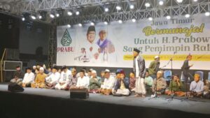 Kiai NU dan Santri Jatim Deklarasi Dukung Prabowo Presiden