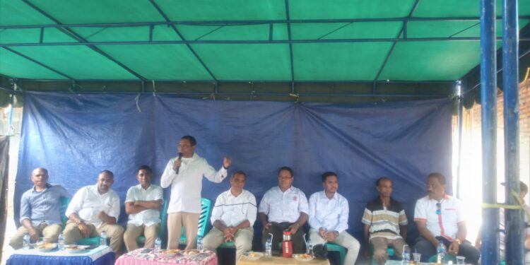 Caleg Gerindra Flotim- Lembata Gempur Waiklibang, Tanjung Bunga