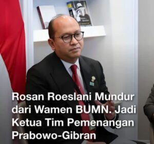 Rosan Roeslani, Ketua Tim Kampanye Nasional Prabowo-Gibran