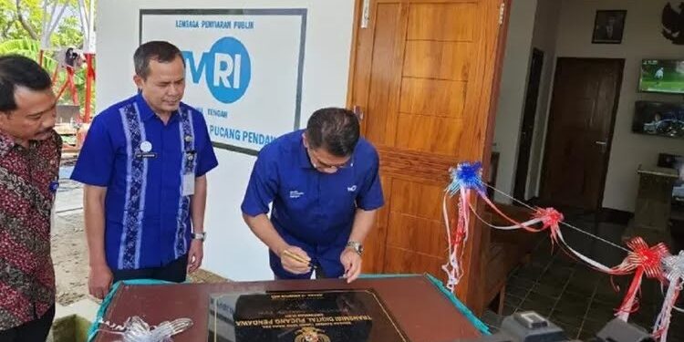 Stasiun Pemancar Digital Pucang Pandawa TVRI Diresmikan di Jepara, Jawa Tengah