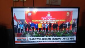 Prabowo-Gibran Daftar Capres-Cawapres ke KPU