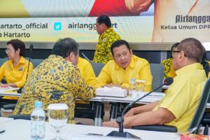 Hadiri Rapat Pleno, Waketum Partai Golkar Bamsoet Tegaskan Partai Golkar Siap Wujudkan Pemilu Damai