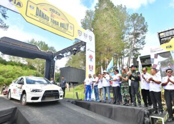 Ketua MPR RI Bamsoet Buka Danau Toba Rally – Grand Final Asia Pacific Rally Championship 2023 di Danau Toba