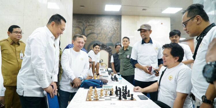 Ketua MPR RI Bamsoet Gelar Turnamen Catur Antar Wartawan Piala Ketua MPR RI
