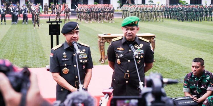 Hadiri Sertijab KASAD, Ketua MPR RI Bamsoet Ingatkan Netralitas TNI Dalam Pemilu