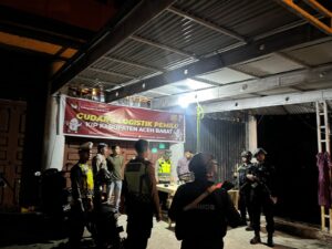 Polres Aceh Barat Gelar Operasi Mantap Brata