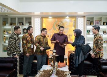 Terima Pimpinan Bank Muamalat, Ketua MPR RI Bamsoet Dorong Pengembangan Keuangan Digital