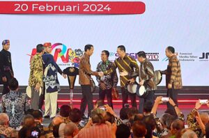 Puncak Hari Pers Nasional 2024, Ketua MPR  Bamsoet Apresiasi Presiden Tandatangan Perpres Hak Cipta Penerbit