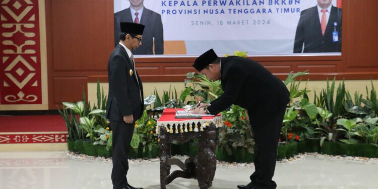 Gubernur NTT Kukuhkan Kepala Perwakilan BKKBN Provinsi NTT