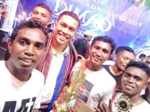 Pemuda Desa Air Kenari Partisipasi Pawai Paskah GAMKI