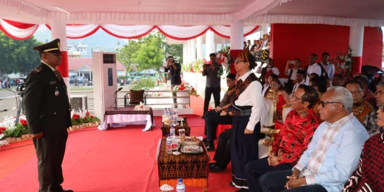Gubernur NTT Ayodhia Kalake Irup Hari Kelahiran Pancasila di Ende