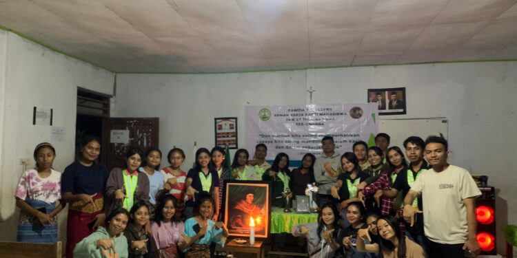 KMK St Thomas More Fakultas Ekbis Undana Gelar Kemah Kerja Bakti