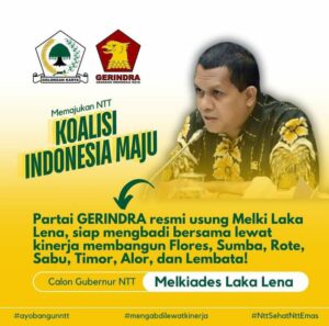 Prabowo-Airlangga Tugaskan Melki Laka Lena Calon Gubernur NTT