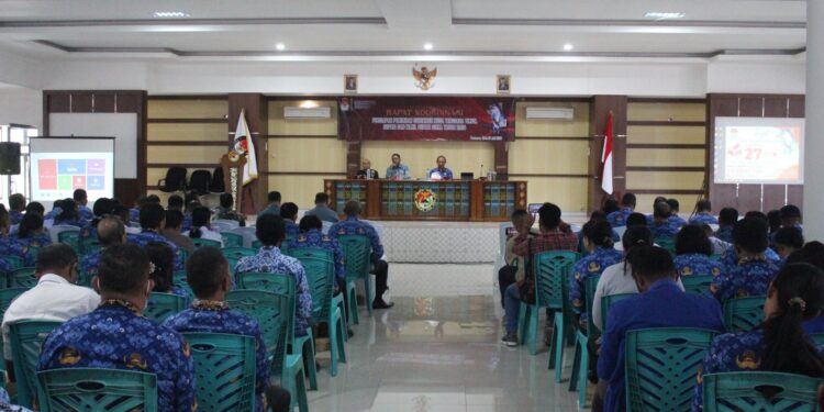 KPU Sikka Gelar Rapat Koordinasi Pilkada