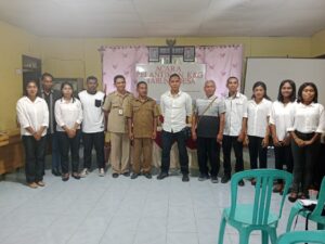 Penjabat Kades Agustinus Lantik Karang Taruna Desa Nitakloang