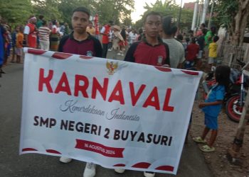Keluarga Besar Spendu Buyasuri Gelar Carnaval Meriahkan HUT RI Ke-79