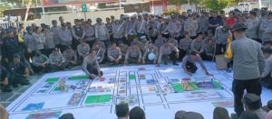 Jelang Pilkada 2024 Polres Sikka Gelar Latihan Taktis TFG