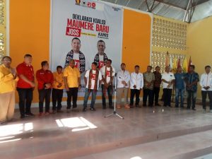 Paket JOSS Resmi Mendaftar di KPUD Sikka Sebagai Calon Kepala Daerah