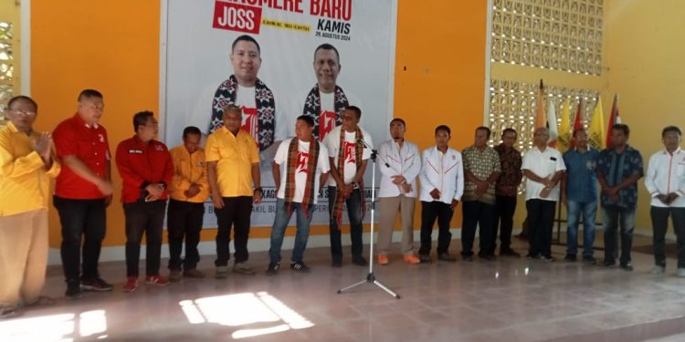 Paket JOSS Resmi Mendaftar di KPUD Sikka Sebagai Calon Kepala Daerah