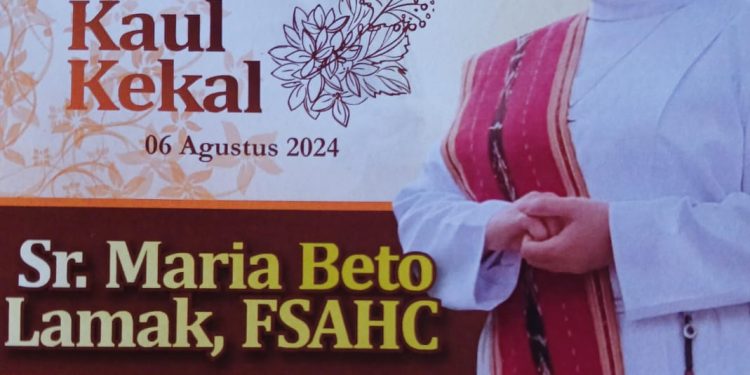 Pater Karel Wadan, SVD : “Syukur Kaul Kekal Sr. Maria Beto Lamak, Wujud Kerendahan Hati”