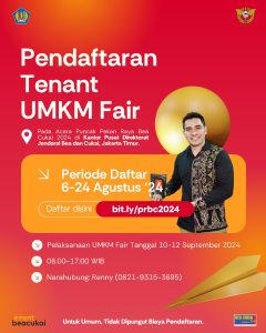 Pendaftaran Tenant UMKM Fair 2024 Resmi Dibuka, Gratis Untuk Umum