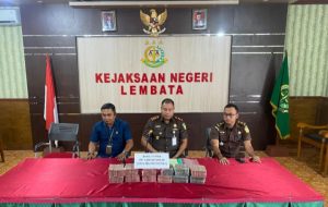 Kuasa Direktur CV Lembata Jaya Kembalikan 1 Miliar  Kerugian Negara