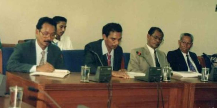 Delegasi Pemuda Vian Burin Bacakan Memorandum Perjuangan Otonomi Lembata di Senayan Jakarta