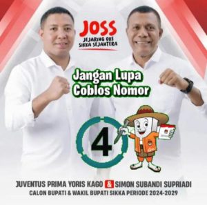 Paslon Bupati Sikka JOSS, Paparkan Beberapa Program Kerja dari Berbagai Bidang