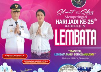 25 Tahun Otonomi Lembata : “Taan Tou Lembata Maju Berkelanjutan”
