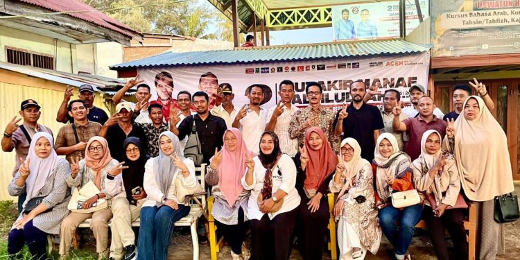 Sahabat Mualem – Dek Fadh Konsolidasi Pemenangan di Wilayah Aceh Alue Dayah Teungoh