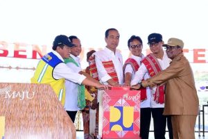 Presiden Jokowi Resmikan Bendungan Temef : Air Kebutuhan Vital