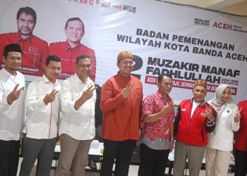 Badan Pemenangan Mualem-Dek Fadh Kota Banda Aceh Deklarasi Posko Pemenangan
