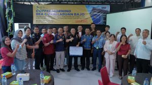 Kantor Pengawasan dan Pelayanan Bea Cukai Labuan Bajo Gelar  “Coffe Morning”