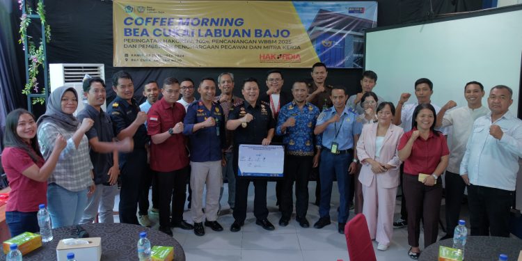 Kantor Pengawasan dan Pelayanan Bea Cukai Labuan Bajo Gelar  “Coffe Morning”