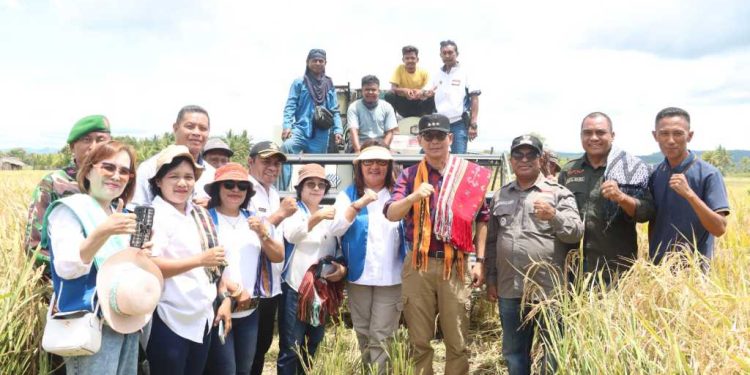 Gubernur NTT Andriko Tingkatkan Produksi Pertanian Padi di TTS